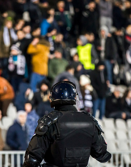 Private security at a San Jose Event